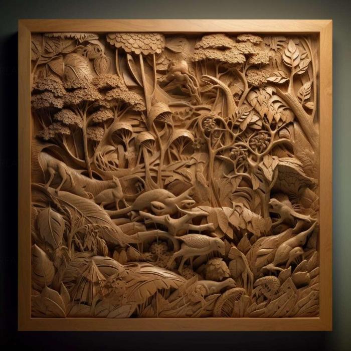 نموذج ثلاثي الأبعاد لآلة CNC 3D Art 